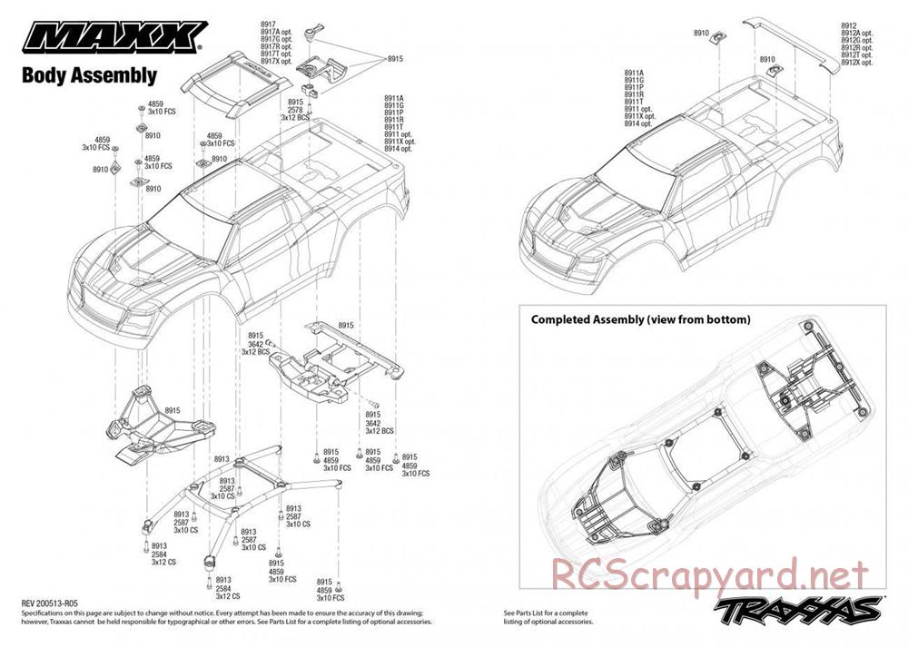 Traxxas - Maxx - Exploded Views - Page 4