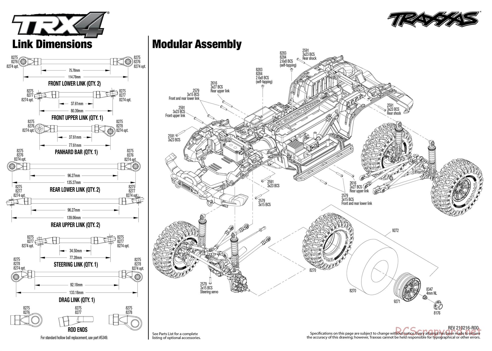 Traxxas - TRX-4 Ford Bronco (2021) - Exploded Views - Page 4