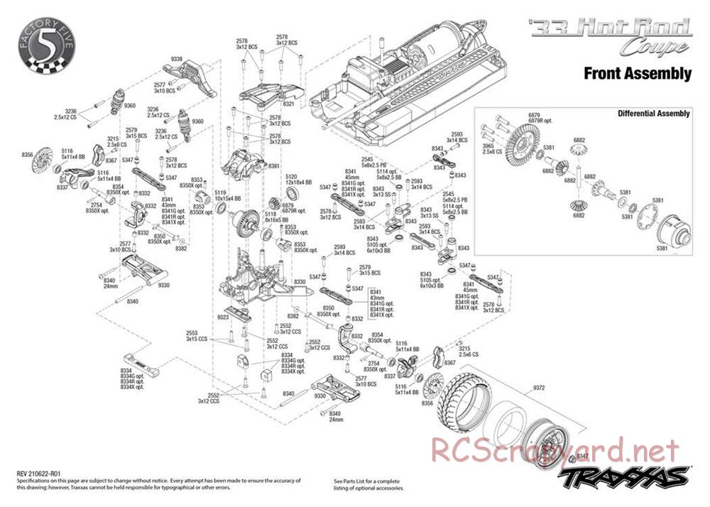 Traxxas - Hot Rod 1933 Coupe - Exploded Views - Page 2