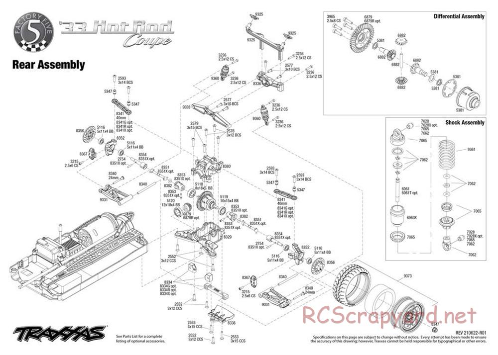Traxxas - Hot Rod 1933 Coupe - Exploded Views - Page 3