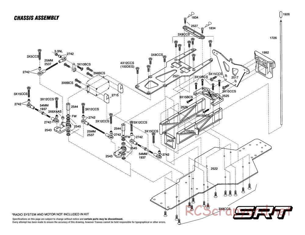 Traxxas - SRT - Stadium Race Truck - Exploded Views - Page 1