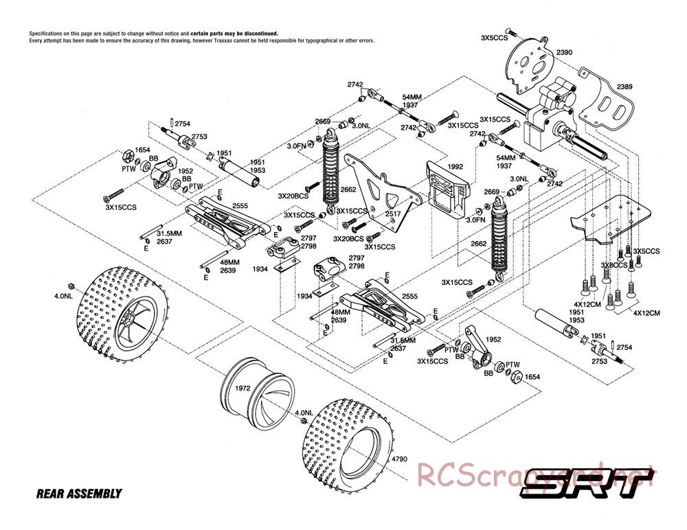 Traxxas - SRT - Stadium Race Truck - Exploded Views - Page 3