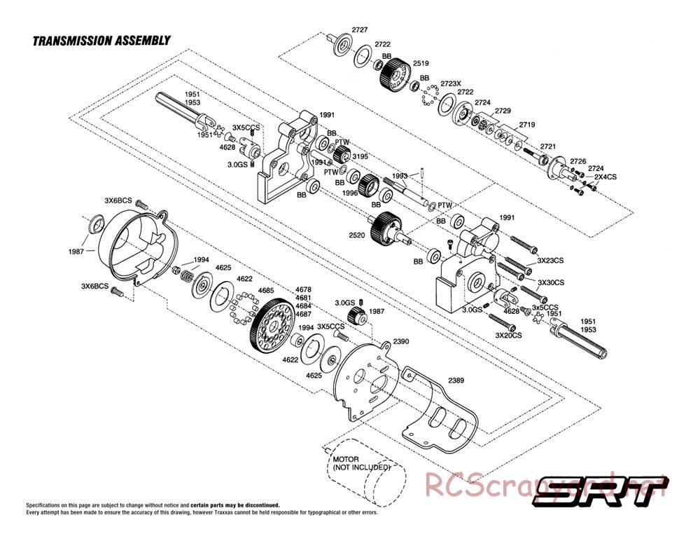 Traxxas - SRT - Stadium Race Truck - Exploded Views - Page 4