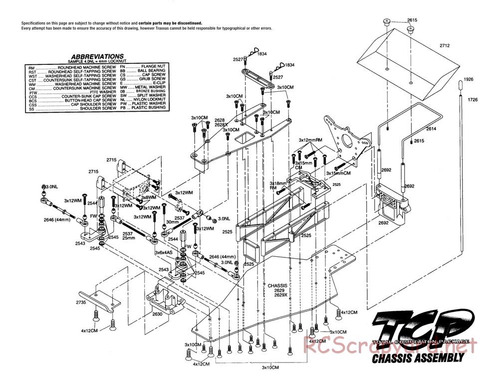 Traxxas - TCP (1995) - Exploded Views - Page 1
