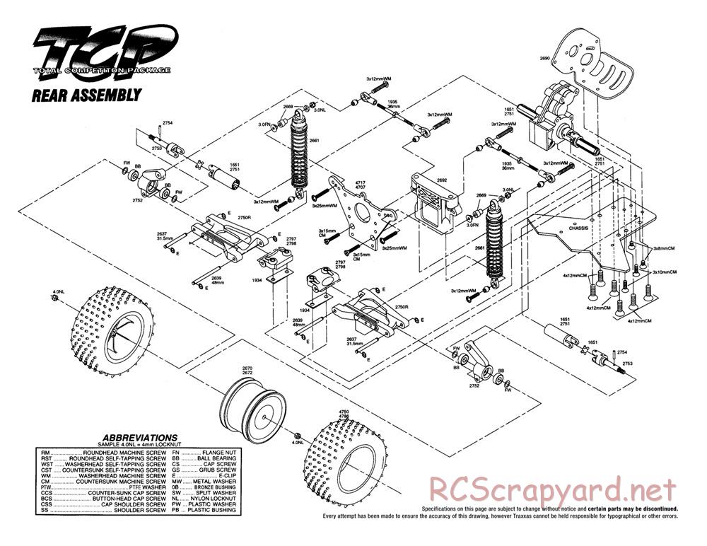 Traxxas - TCP (1995) - Exploded Views - Page 3