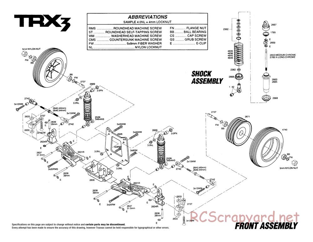 Traxxas - TRX-3 - Exploded Views - Page 2