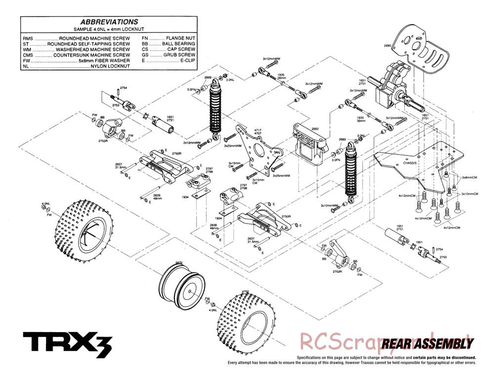 Traxxas - TRX-3 - Exploded Views - Page 3