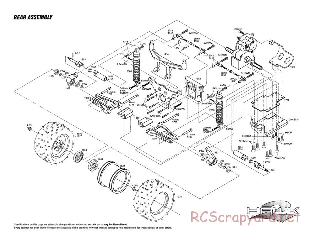 Traxxas - Hawk-2 - Exploded Views - Page 3