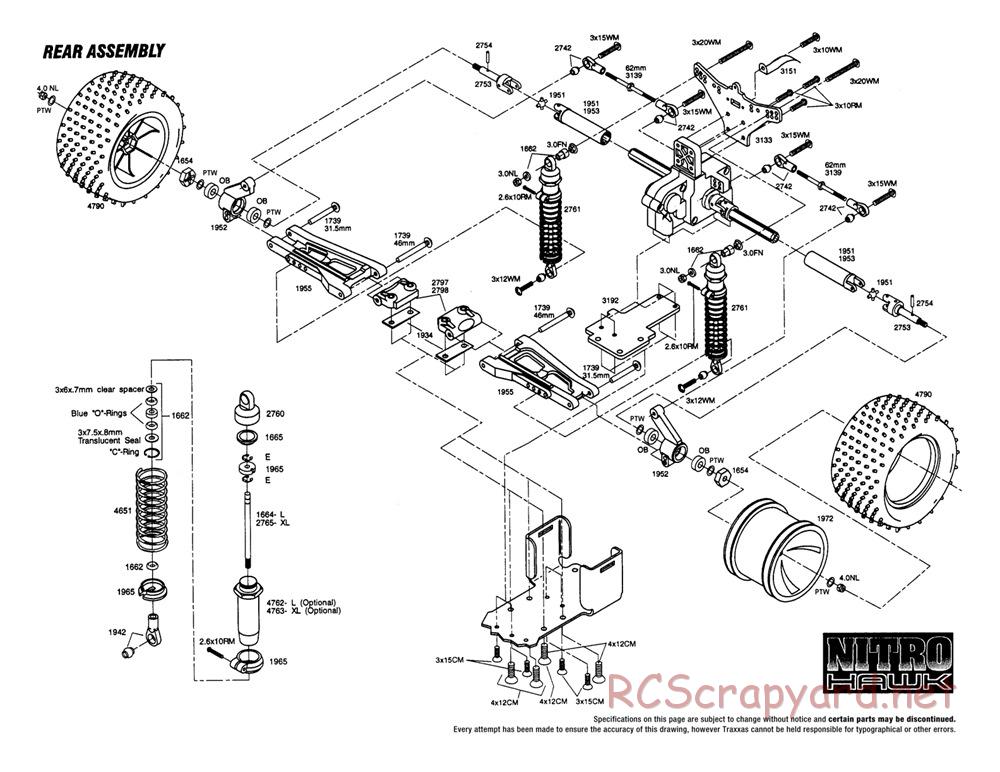 Traxxas - Nitro Hawk - Exploded Views - Page 3