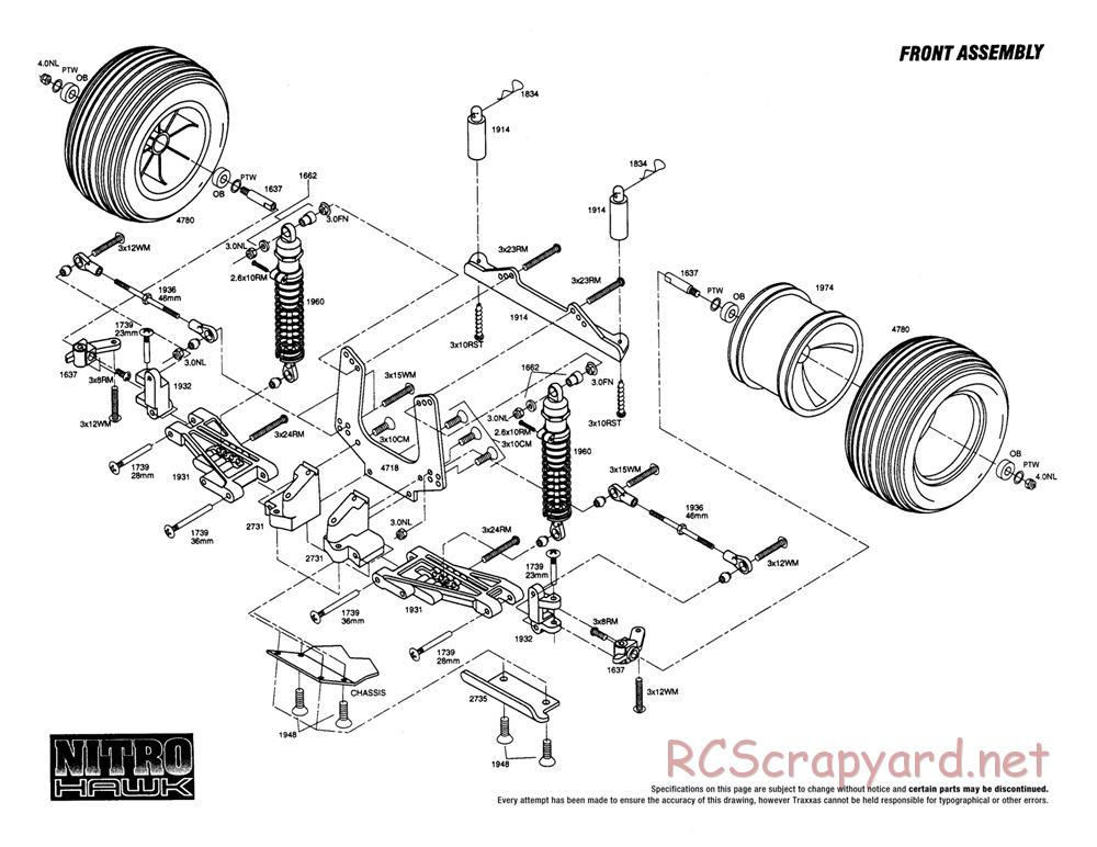 Traxxas - Nitro Hawk - Exploded Views - Page 4