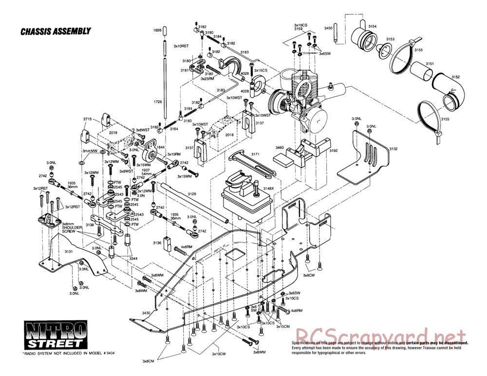 Traxxas - Nitro Street - Exploded Views - Page 1