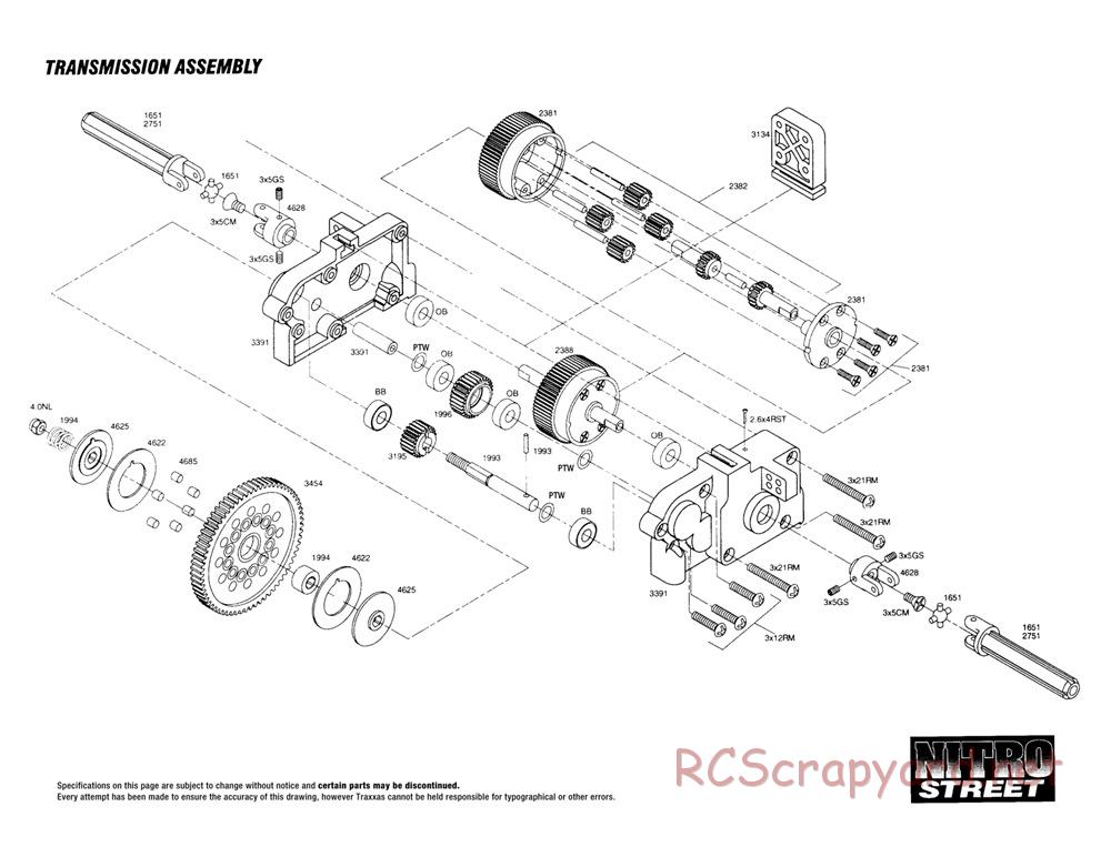 Traxxas - Nitro Street - Exploded Views - Page 2