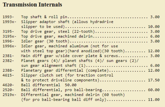 Traxxas - Stampede - Parts List - Page 4