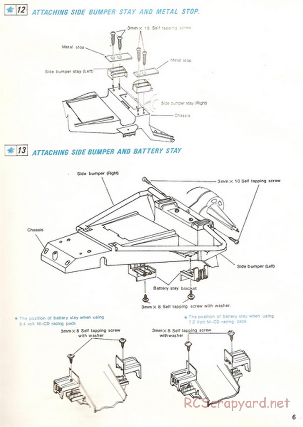 Traxxas - The Cat (1987) - Manual - Page 7