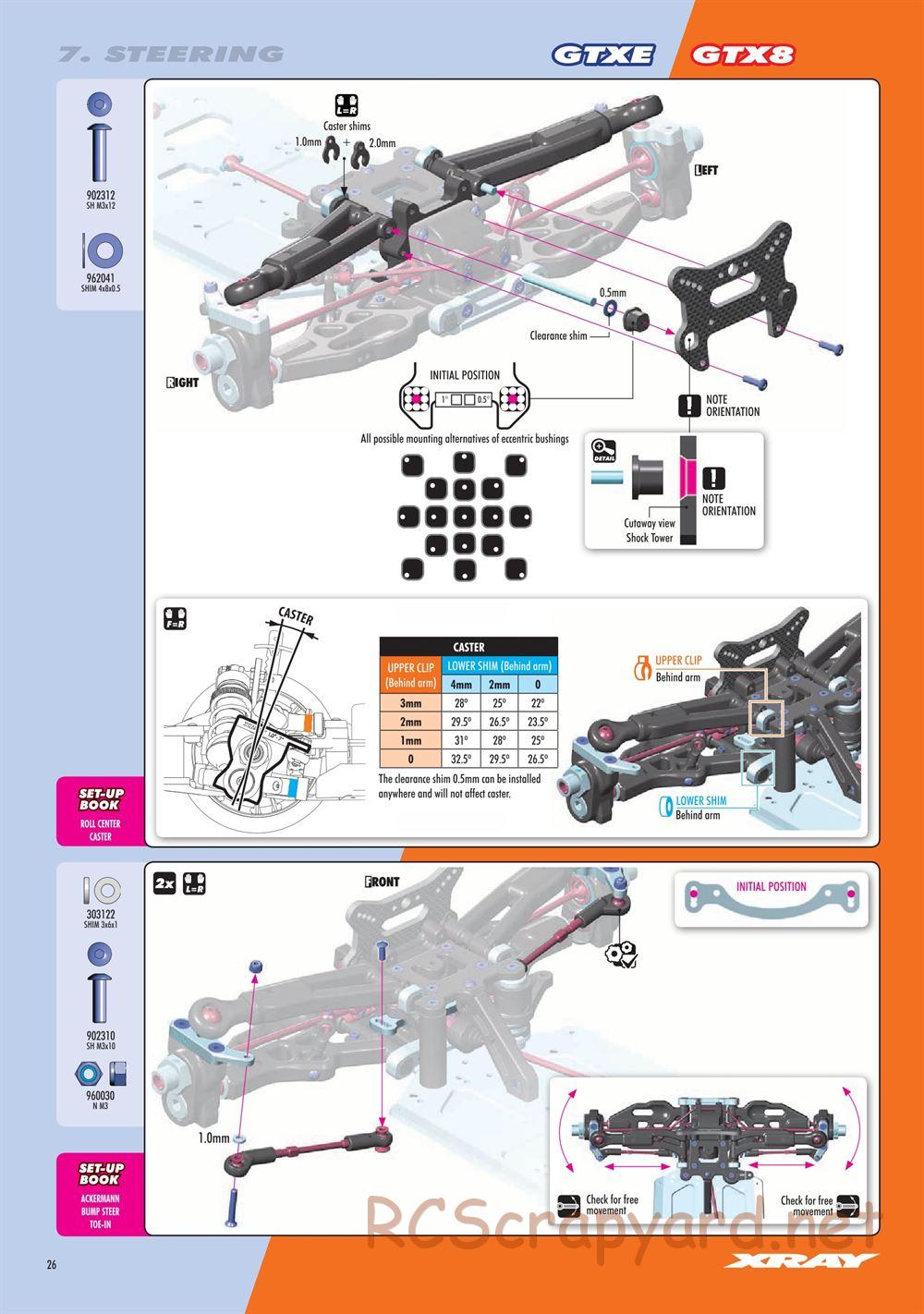 Xray - GTX8.2 2019 (GTX8'19) - Manual - Page 26