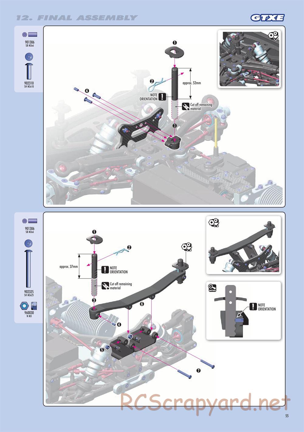 Xray - GTX8.2 2019 (GTX8'19) - Manual - Page 55