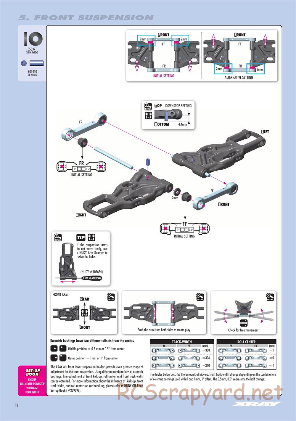 Xray - GTX8 2022 (GTX8'22) - Manual - Page 18
