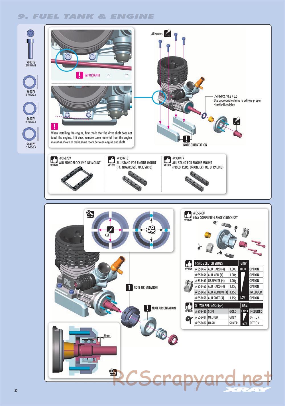 Xray - GTX8 2022 (GTX8'22) - Manual - Page 32