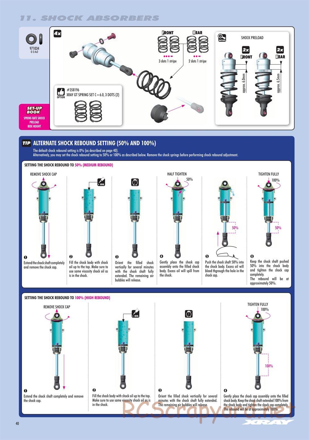 Xray - GTX8 2022 (GTX8'22) - Manual - Page 40
