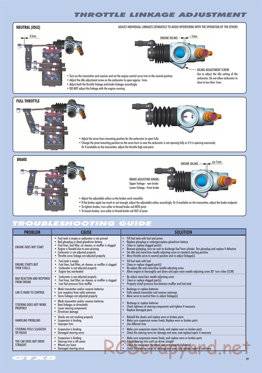Xray - GTX8 2022 (GTX8'22) - Manual - Page 49