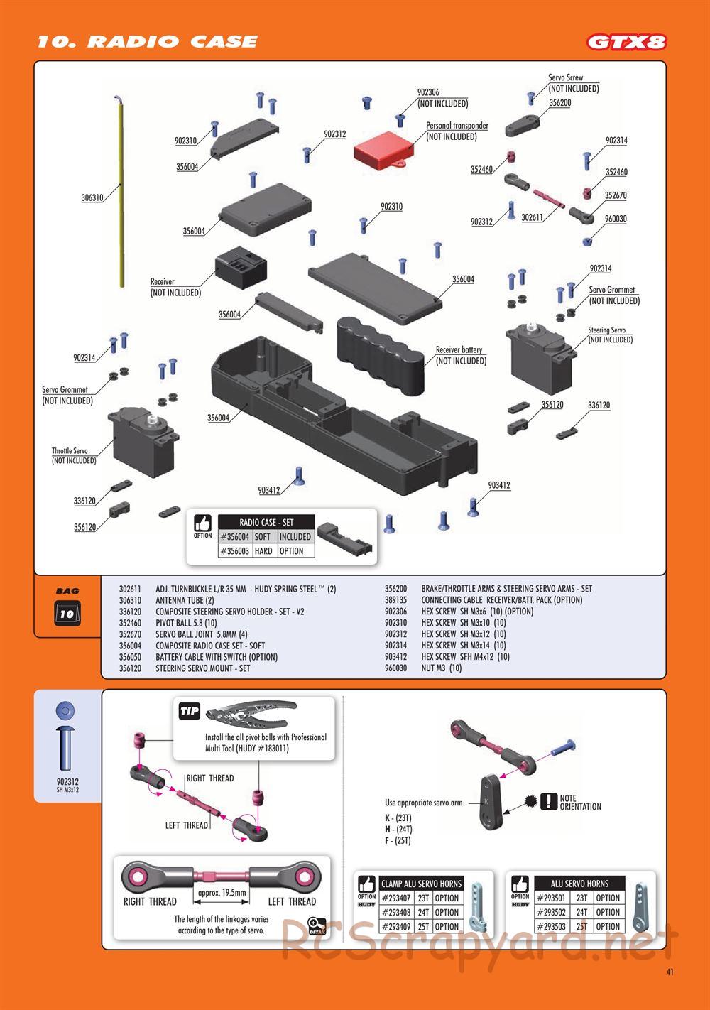 Xray - GTXE.2 2020 (GTXE'20) - Manual - Page 41