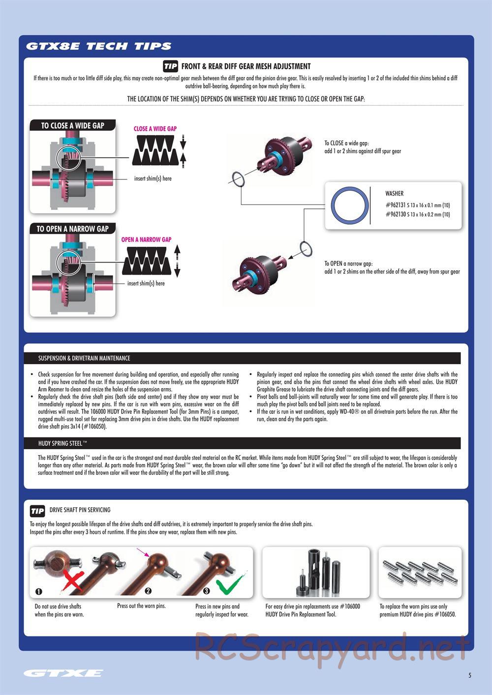 Xray - GTXE 2018 (GTXE'18) - Manual - Page 5