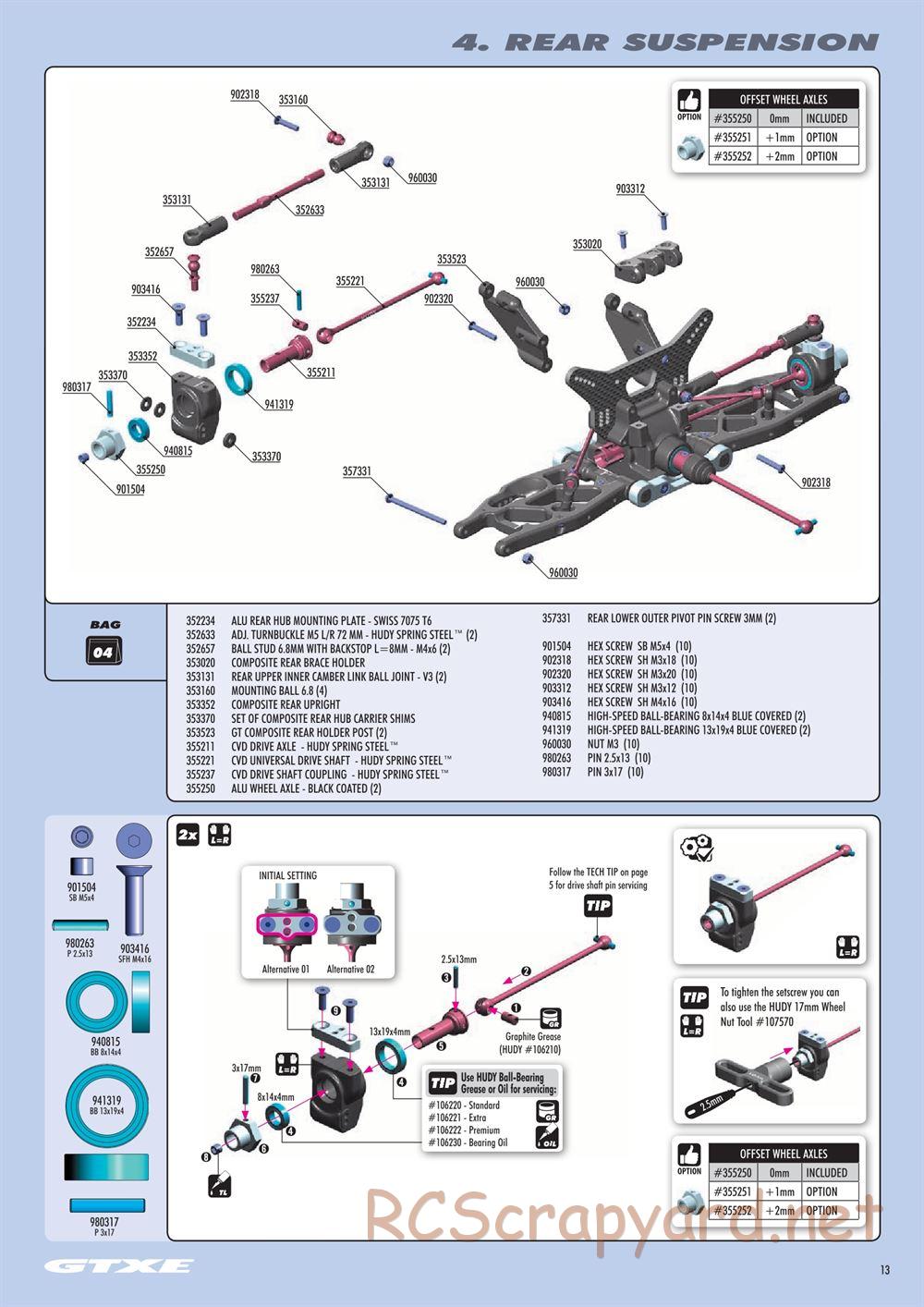 Xray - GTXE 2018 (GTXE'18) - Manual - Page 13