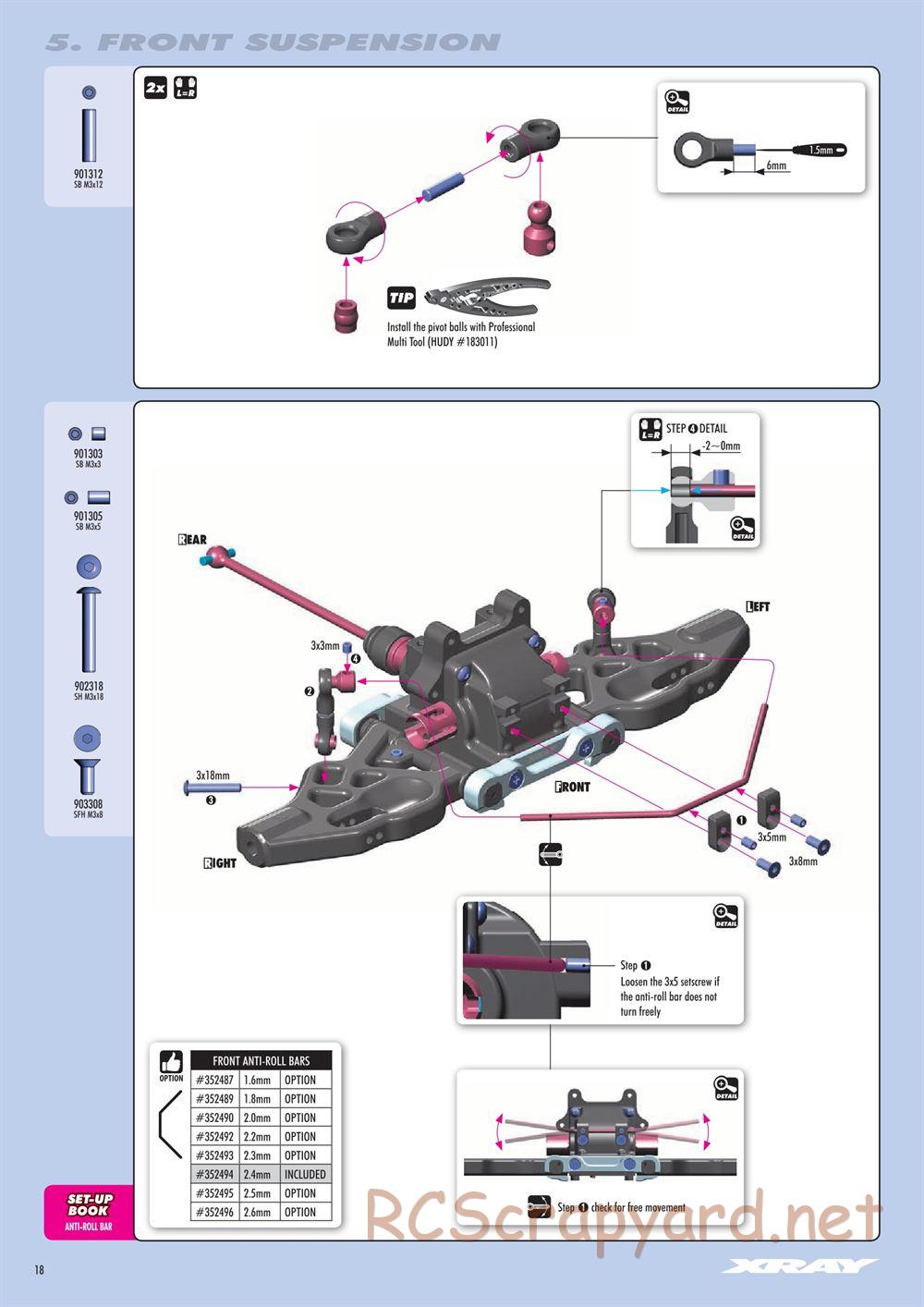 Xray - GTXE 2018 (GTXE'18) - Manual - Page 18