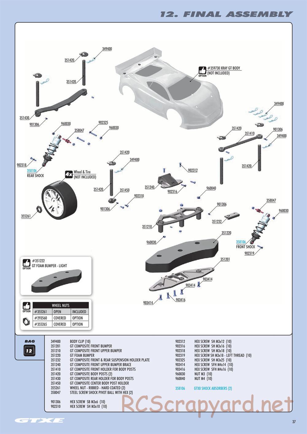 Xray - GTXE 2018 (GTXE'18) - Manual - Page 37