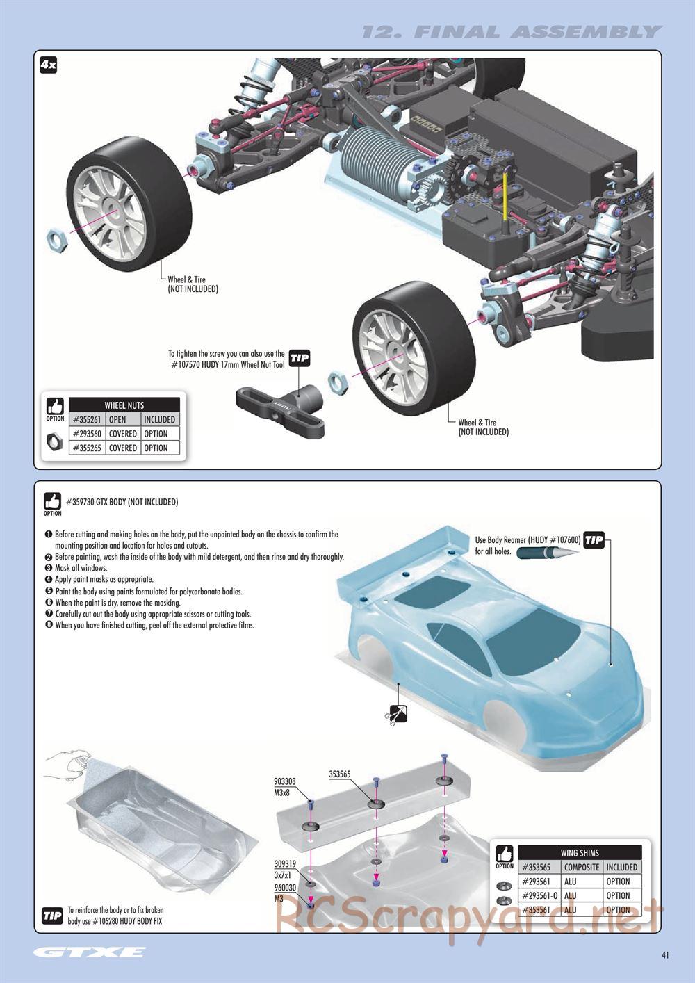 Xray - GTXE 2018 (GTXE'18) - Manual - Page 41