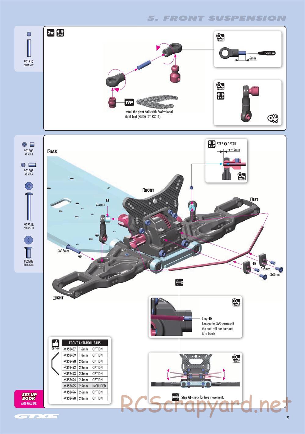 Xray - GTXE 2022 (GTXE'22) - Manual - Page 21