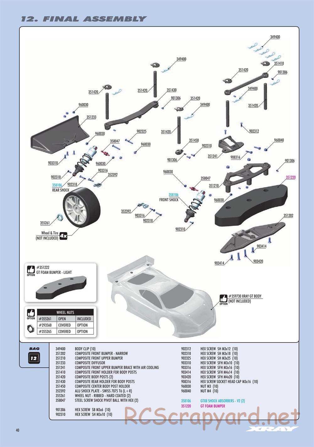 Xray - GTXE 2022 (GTXE'22) - Manual - Page 40