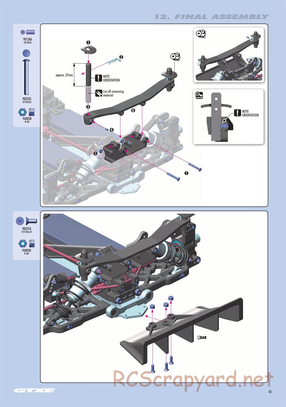 Xray - GTXE 2022 (GTXE'22) - Manual - Page 43