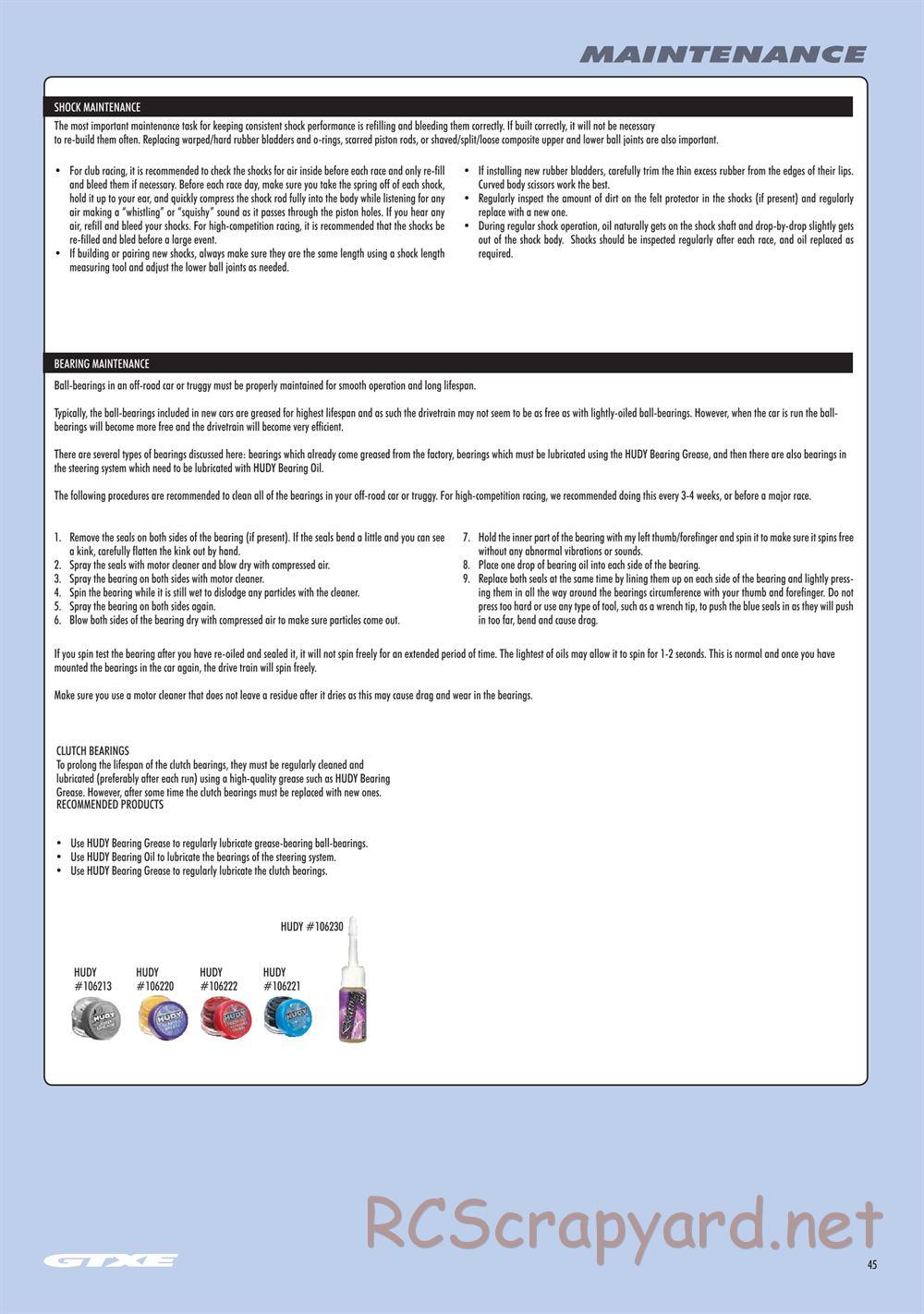 Xray - GTXE 2022 (GTXE'22) - Manual - Page 45