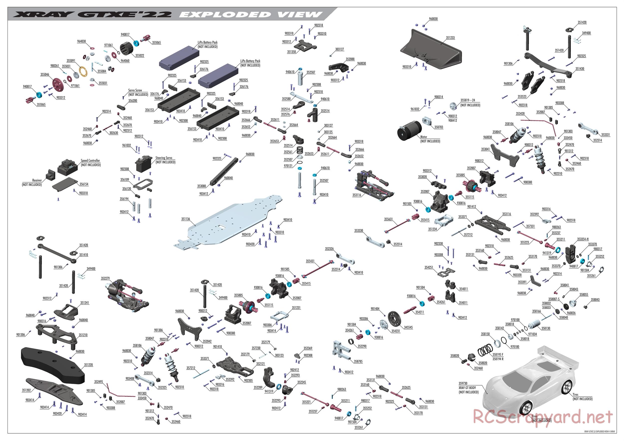 Xray - GTXE 2022 (GTXE'22) - Exploded View
