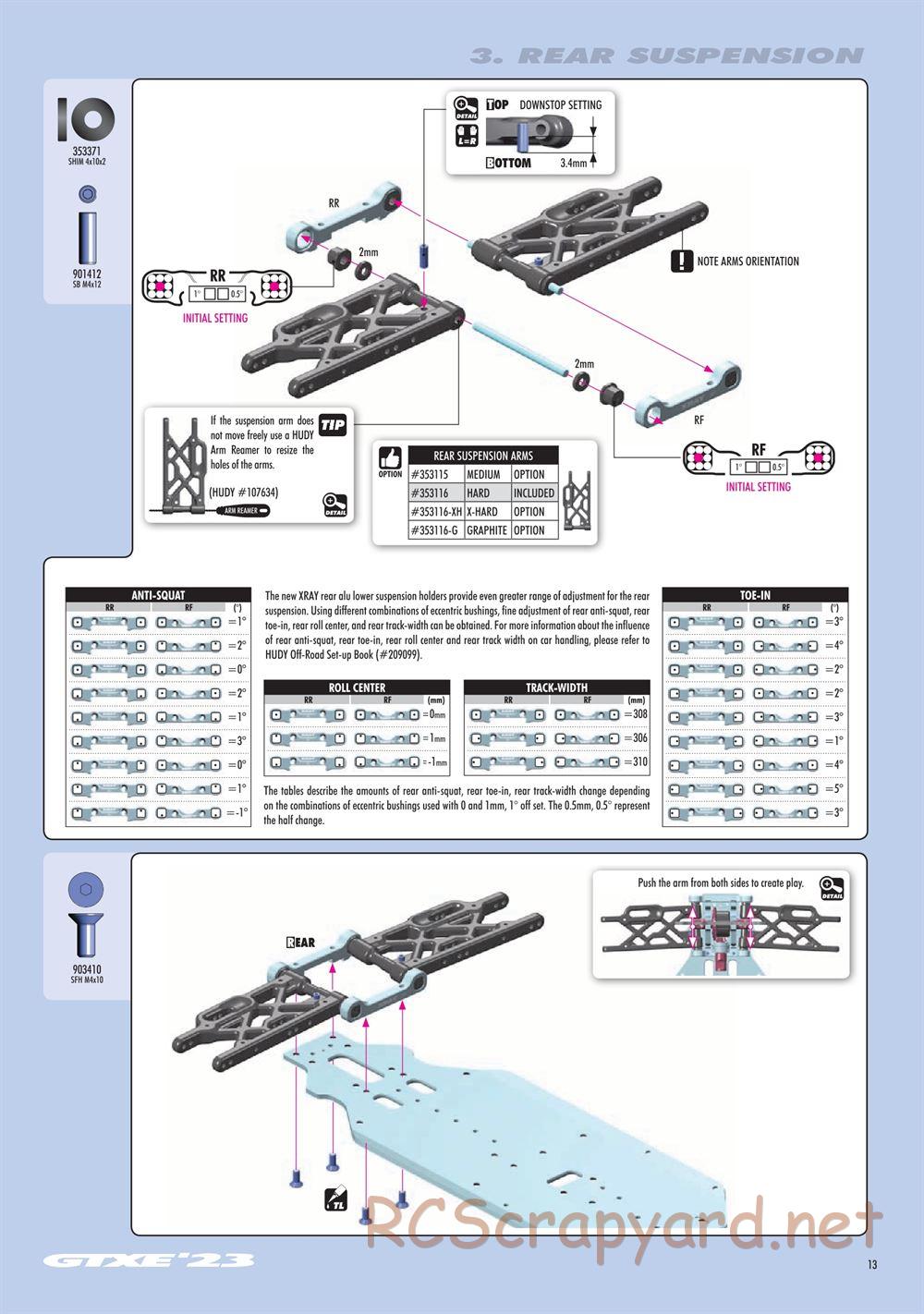 Xray - GTXE 2023 (GTXE'23) - Manual - Page 13