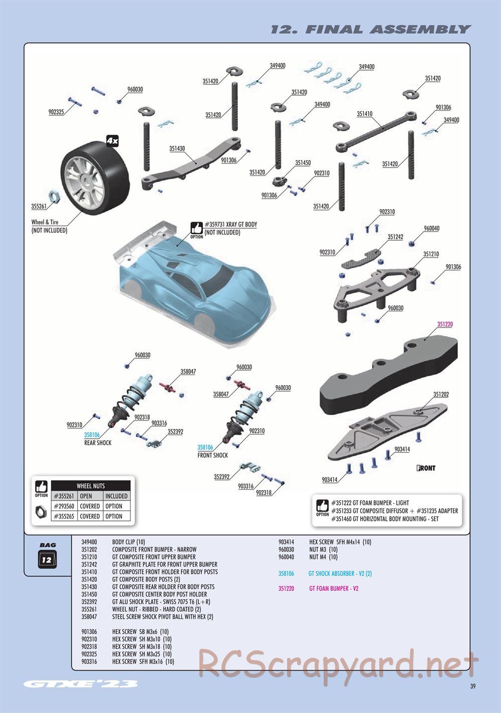 Xray - GTXE 2023 (GTXE'23) - Manual - Page 39
