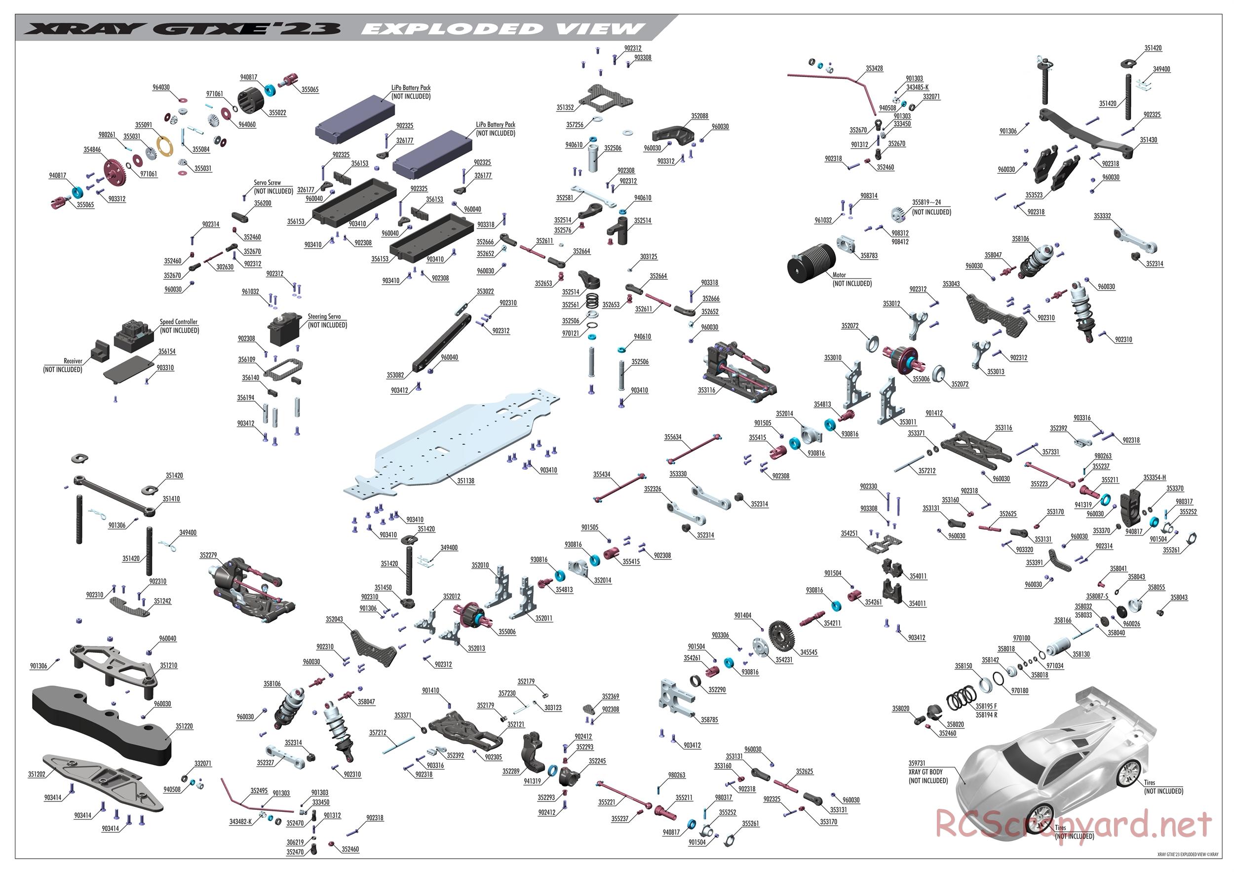 Xray - GTXE 2023 (GTXE'23) - Exploded View