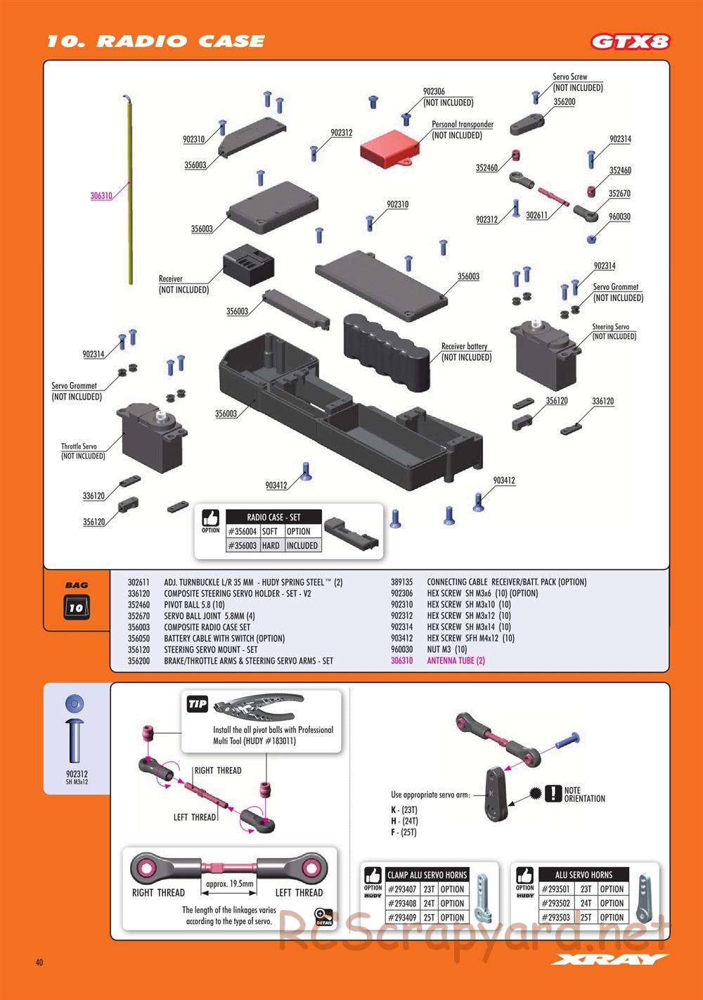 Xray - GTXE.3 2021 (GTXE'21) - Manual - Page 40