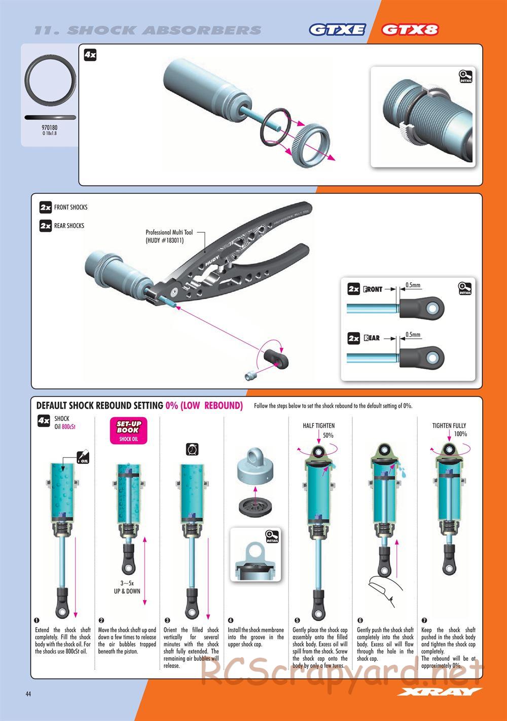 Xray - GTXE.3 2021 (GTXE'21) - Manual - Page 44