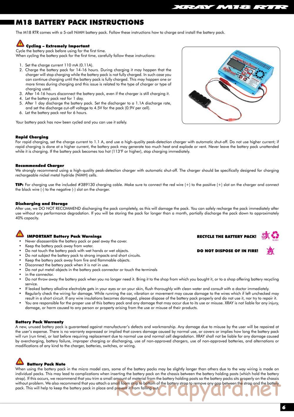 Xray - M18 RTR - Manual - Page 7