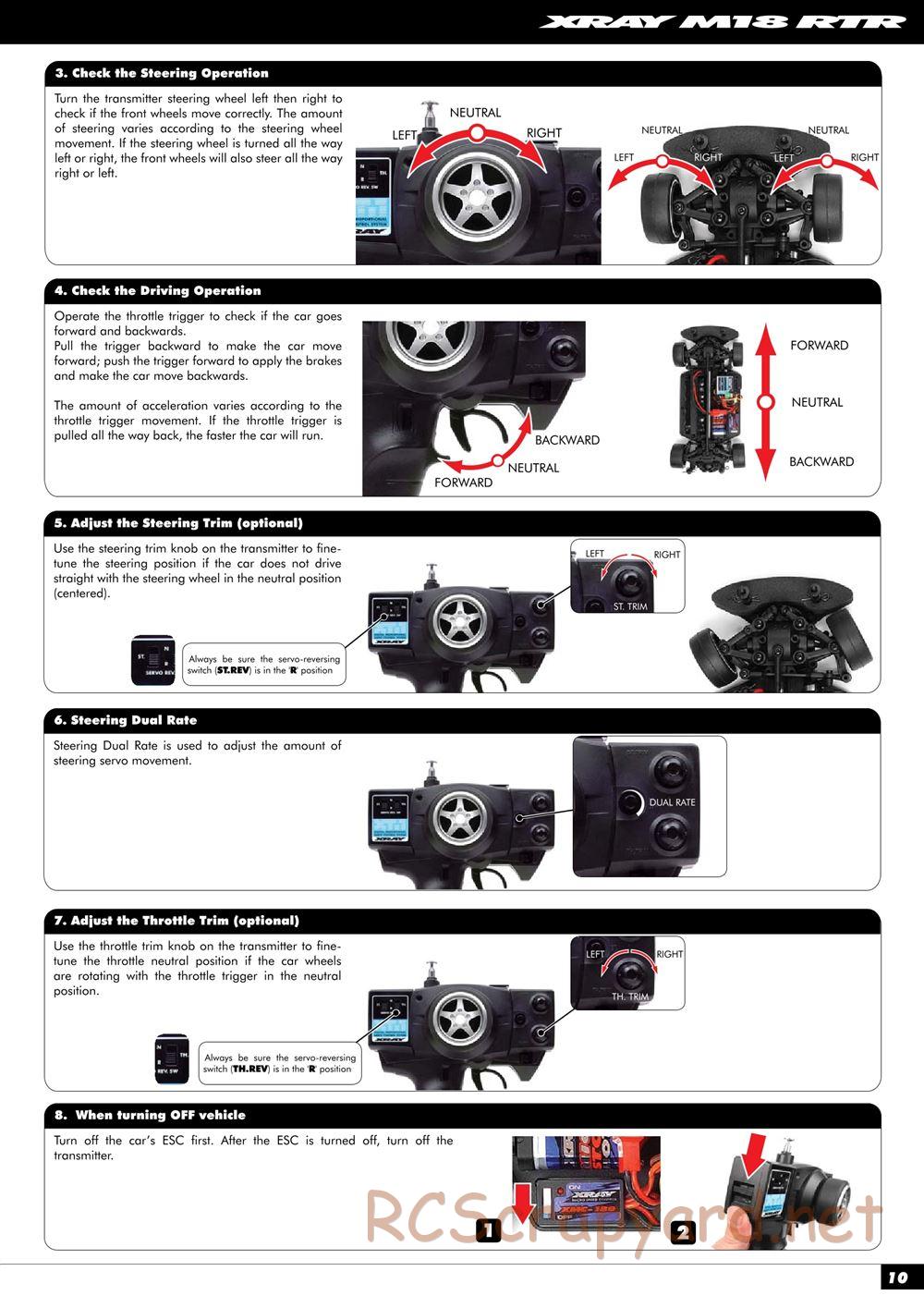 Xray - M18 RTR - Manual - Page 11
