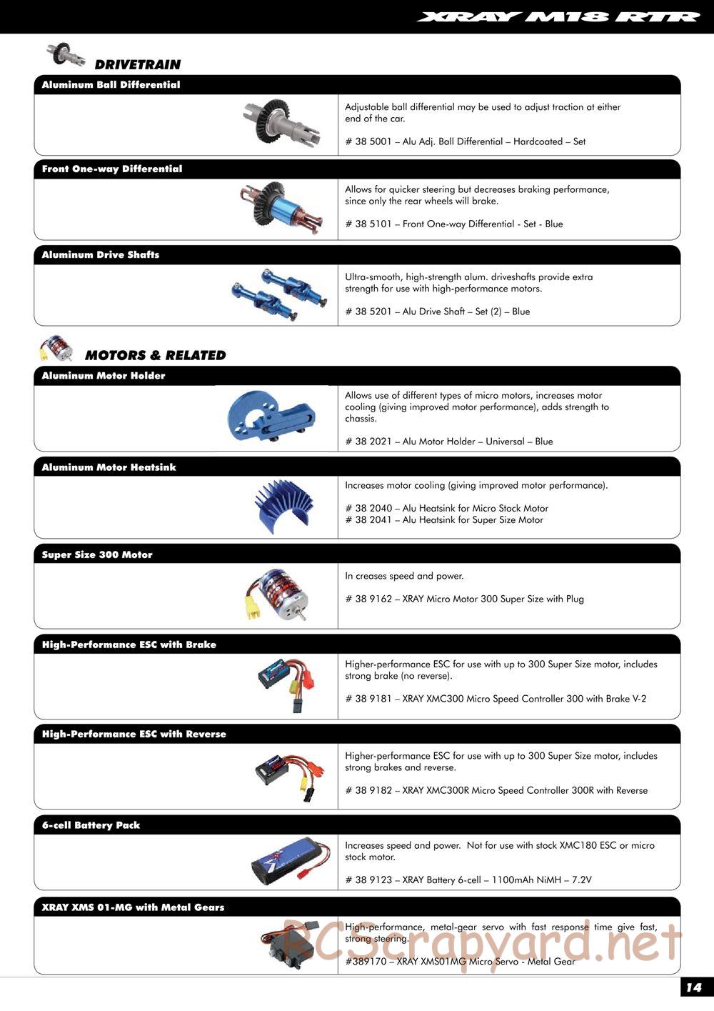 Xray - M18 RTR - Manual - Page 15