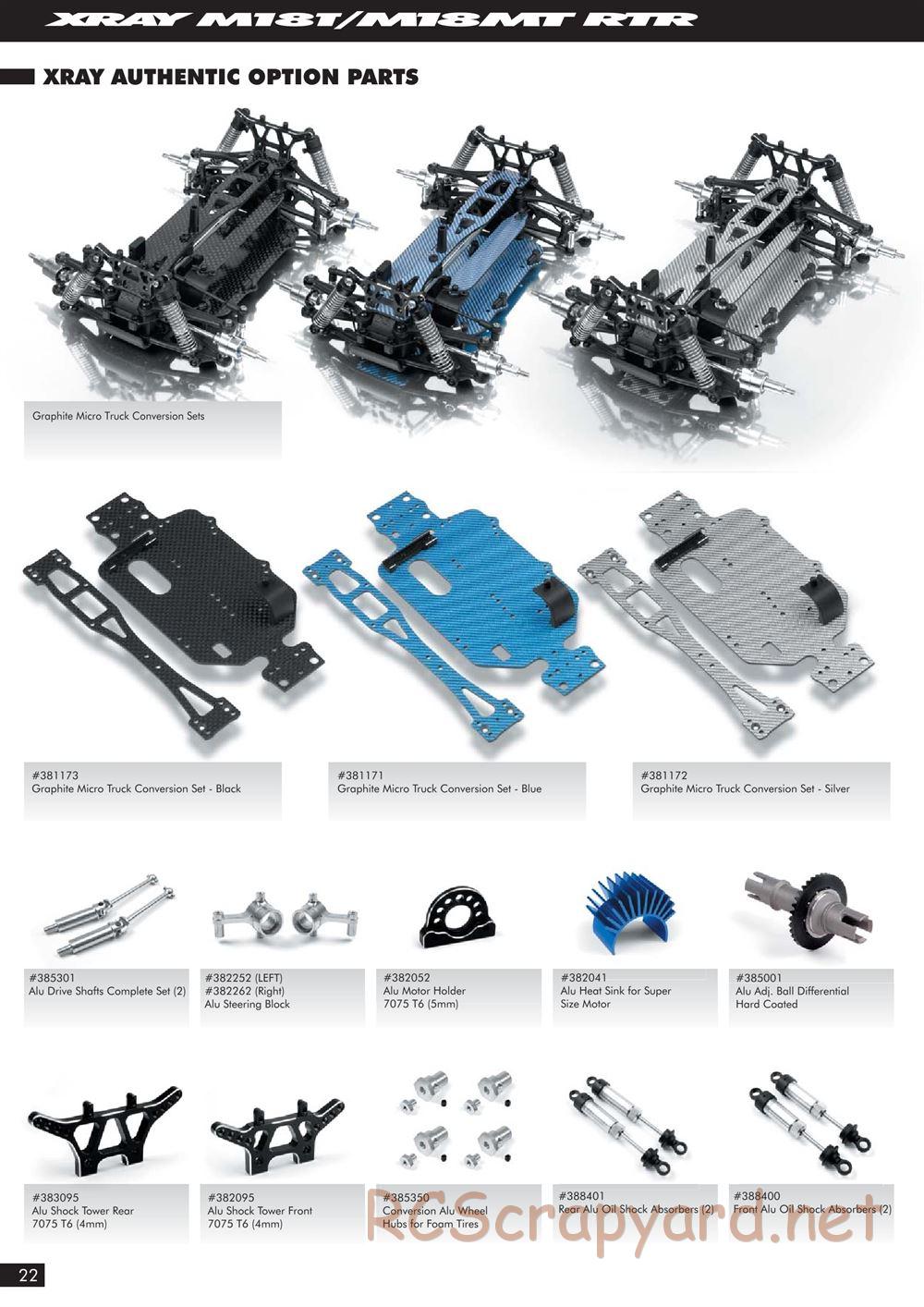 Xray - M18MT RTR - Manual - Page 22