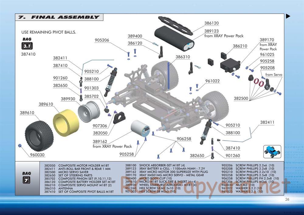 Xray - M18T - Manual - Page 27