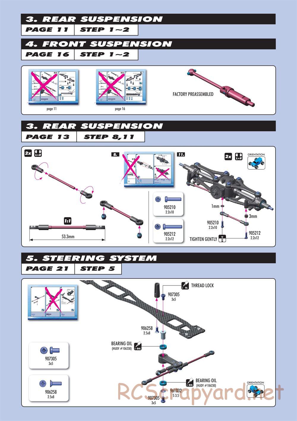 Xray - M18T Pro - Supplementary Manual - Page 2