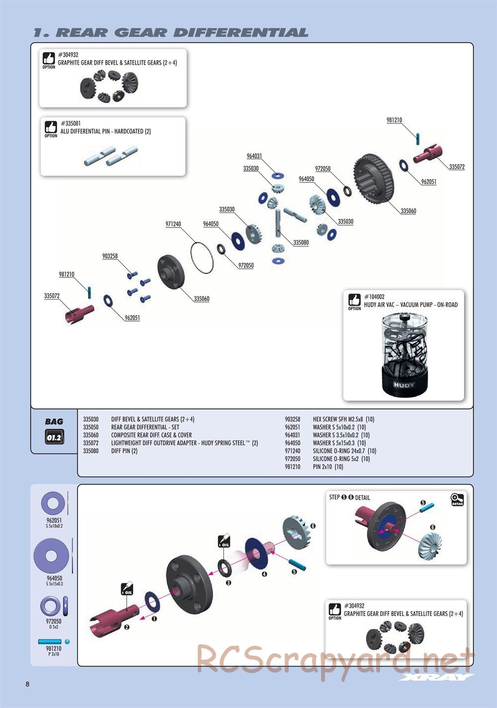 Xray - NT1.2 (2019) - Manual - Page 8