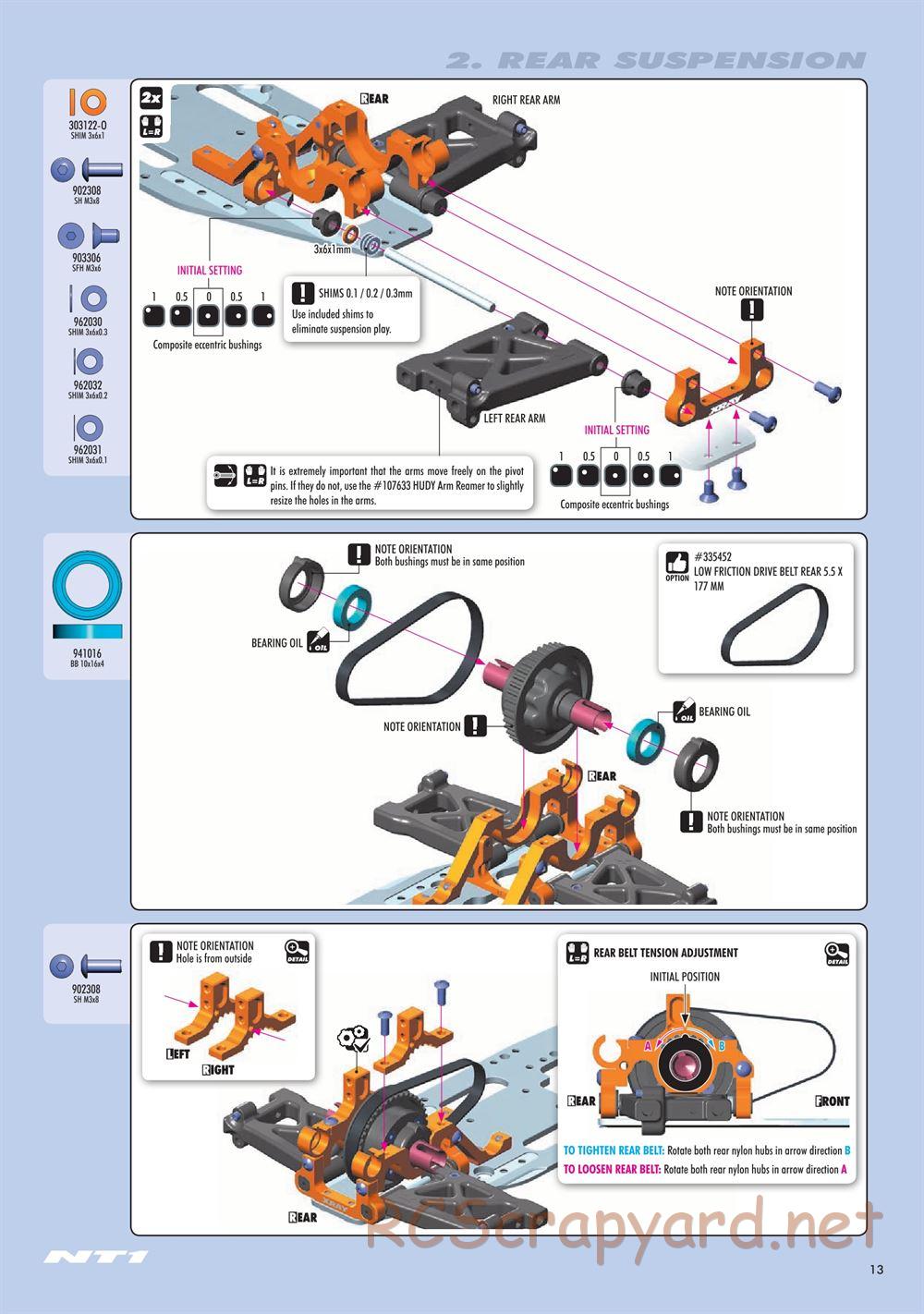 Xray - NT1.2 (2019) - Manual - Page 13