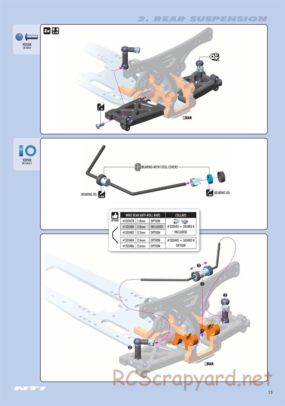Xray - NT1.2 (2019) - Manual - Page 15