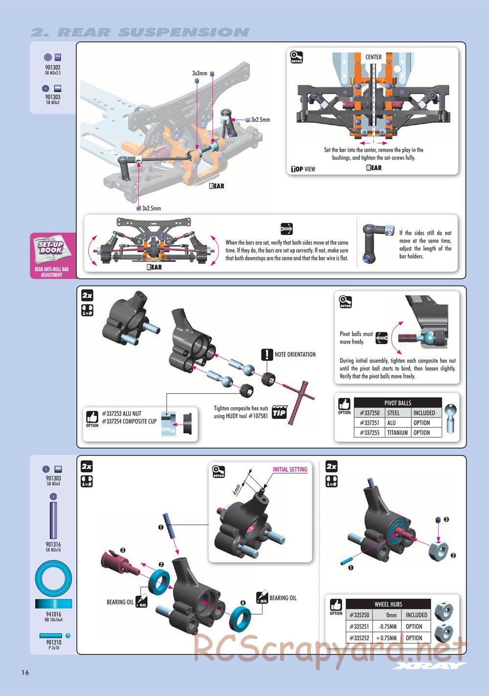Xray - NT1.2 (2019) - Manual - Page 16